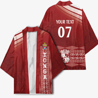 Mate Ma'a Tonga Custom Kimono Basic Ngatu Kupesi Motif LT7 - Polynesian Pride