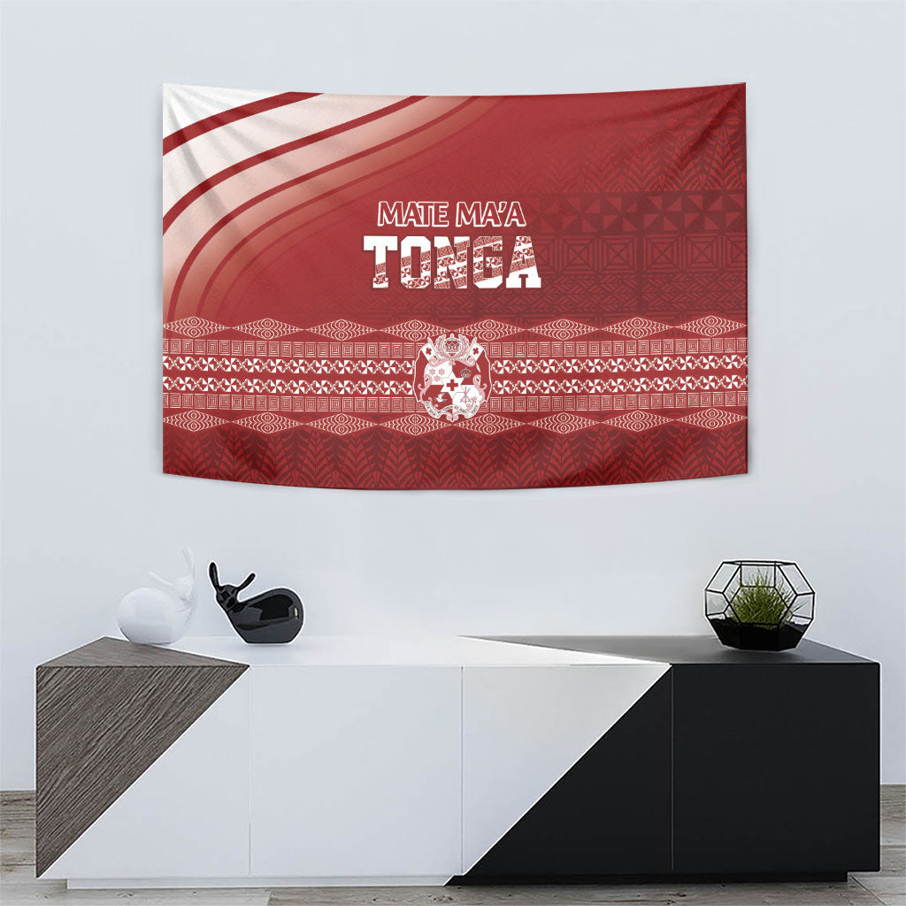 Mate Ma'a Tonga Tapestry Basic Ngatu Kupesi Motif LT7 - Polynesian Pride