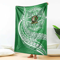 Tonga Liahona High School Personalized Blanket Ngatu Tokelaufeletoa Motifs