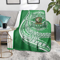 Tonga Liahona High School Personalized Blanket Ngatu Tokelaufeletoa Motifs