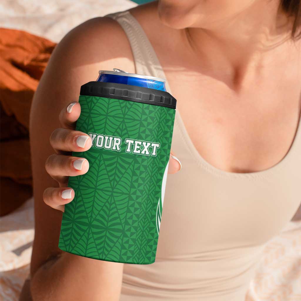 Tonga Liahona High School Personalized 4 in 1 Can Cooler Tumbler Ngatu Tokelaufeletoa Motifs