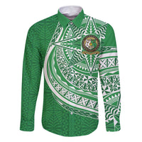 Tonga Liahona High School Personalized Family Matching Mermaid Dress and Hawaiian Shirt Ngatu Tokelaufeletoa Motifs