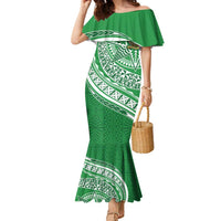 Tonga Liahona High School Personalized Family Matching Mermaid Dress and Hawaiian Shirt Ngatu Tokelaufeletoa Motifs