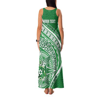 Tonga Liahona High School Personalized Family Matching Tank Maxi Dress and Hawaiian Shirt Ngatu Tokelaufeletoa Motifs