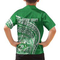 Tonga Liahona High School Personalized Kid Hawaiian Shirt Ngatu Tokelaufeletoa Motifs