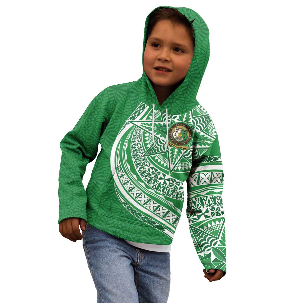 Tonga Liahona High School Personalized Kid Hoodie Ngatu Tokelaufeletoa Motifs