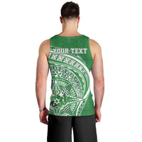 Tonga Liahona High School Personalized Men Tank Top Ngatu Tokelaufeletoa Motifs