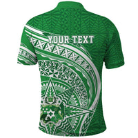 Tonga Liahona High School Personalized Polo Shirt Ngatu Tokelaufeletoa Motifs