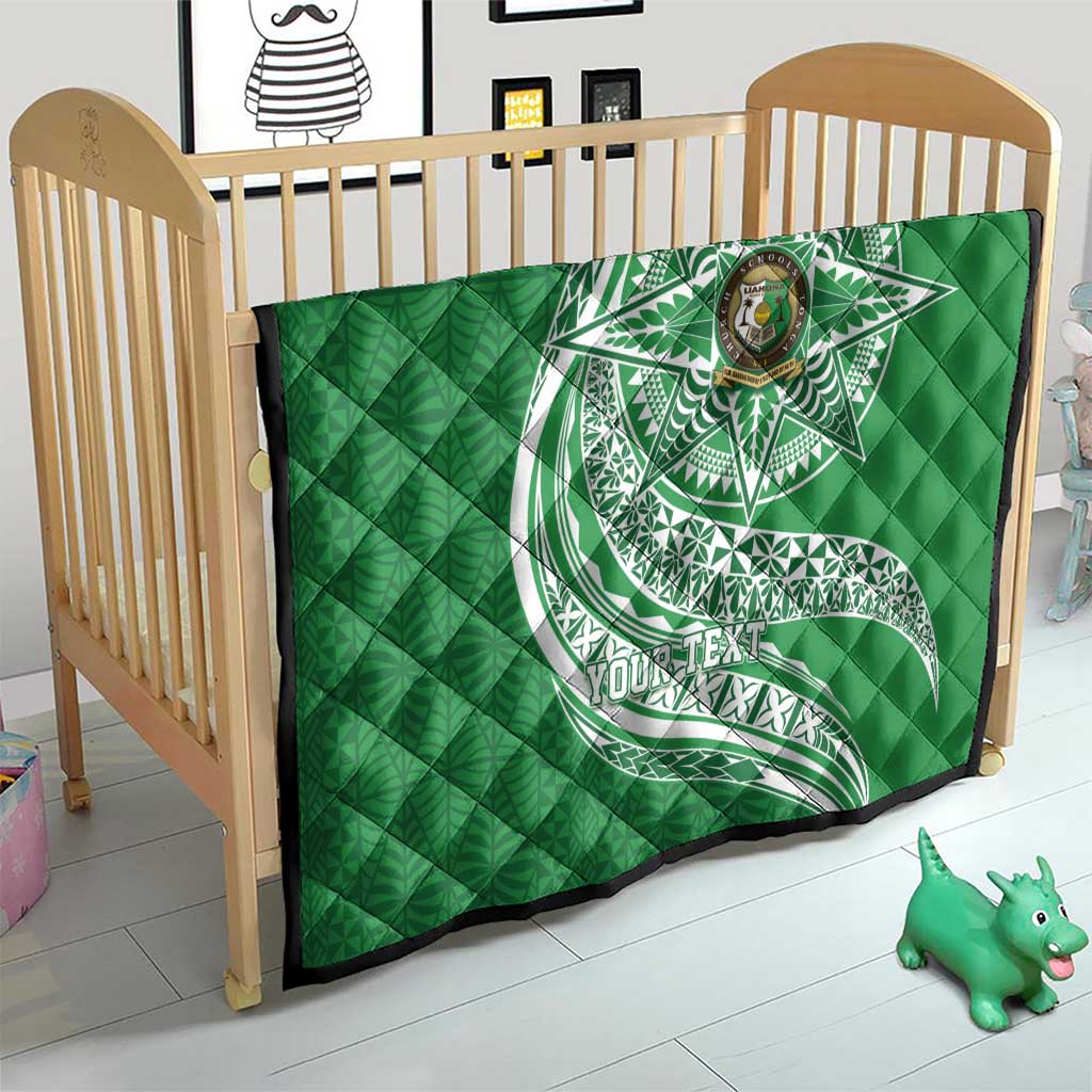 Tonga Liahona High School Personalized Quilt Ngatu Tokelaufeletoa Motifs