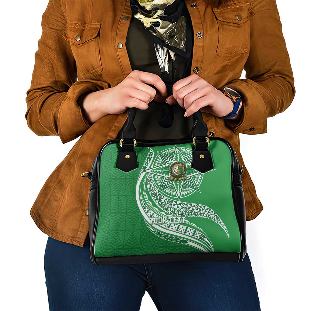 Tonga Liahona High School Personalized Shoulder Handbag Ngatu Tokelaufeletoa Motifs