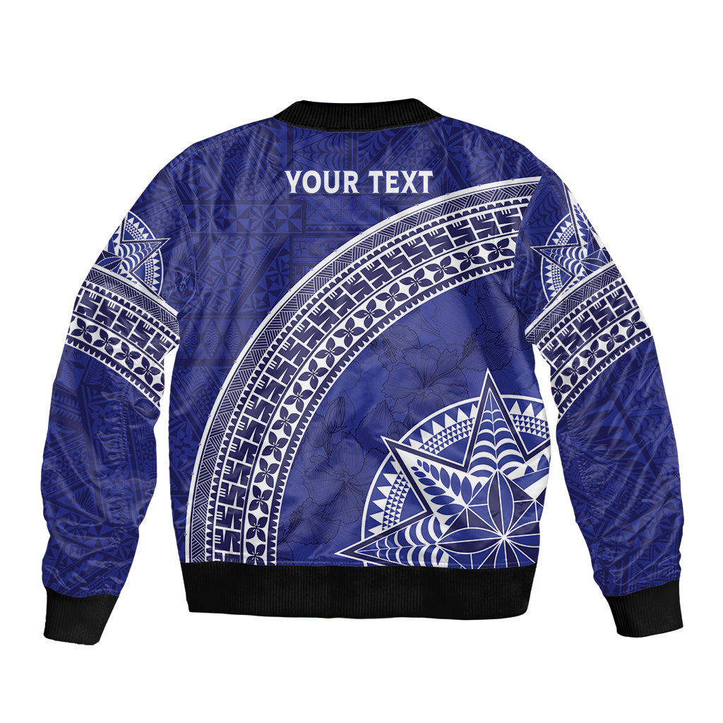 Tupou College Toloa Bomber Jacket Ngatu Tapa Mix Style