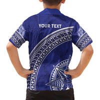 Tupou College Toloa Family Matching Tank Maxi Dress and Hawaiian Shirt Ngatu Tapa Mix Style