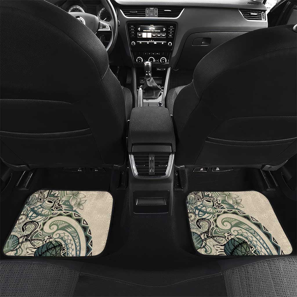 Aloha Hawaii Tapa Car Mats Summer Green Hawaiian Ipu - Polynesian Pride
