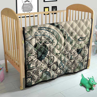 Aloha Hawaii Tapa Quilt Summer Green Hawaiian Ipu - Polynesian Pride