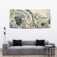 Aloha Hawaii Tapa Tapestry Summer Green Hawaiian Ipu LT7 - Polynesian Pride