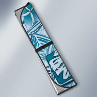 Aloha Hawaii Tapa Auto Sun Shade Cool Turquoise Hawaiian Ipu - Polynesian Pride