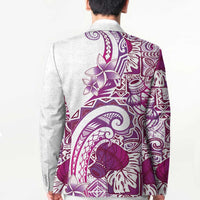 Aloha Hawaii Tapa Blazer Vibrant Fuchsia Hawaiian Ipu LT7 - Polynesian Pride