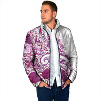 Aloha Hawaii Tapa Padded Jacket Vibrant Fuchsia Hawaiian Ipu LT7 - Polynesian Pride