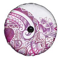 Aloha Hawaii Tapa Spare Tire Cover Vibrant Fuchsia Hawaiian Ipu - Polynesian Pride