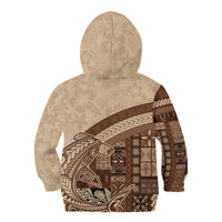 Samoa Mamanu Siapo Mocha Kid Hoodie Tatau Malie