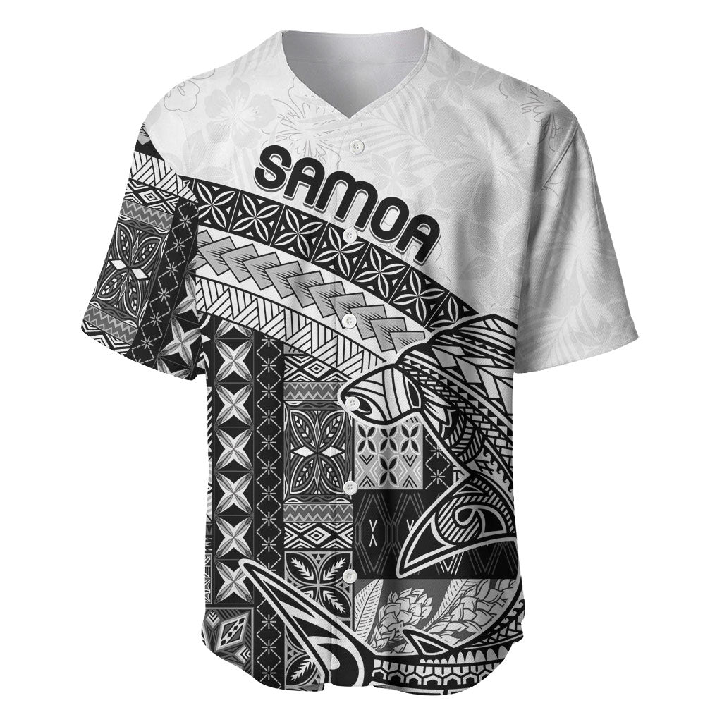 Samoa Mamanu Siapo Classic Black Baseball Jersey Tatau Malie