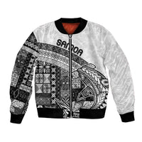 Samoa Mamanu Siapo Classic Black Bomber Jacket Tatau Malie
