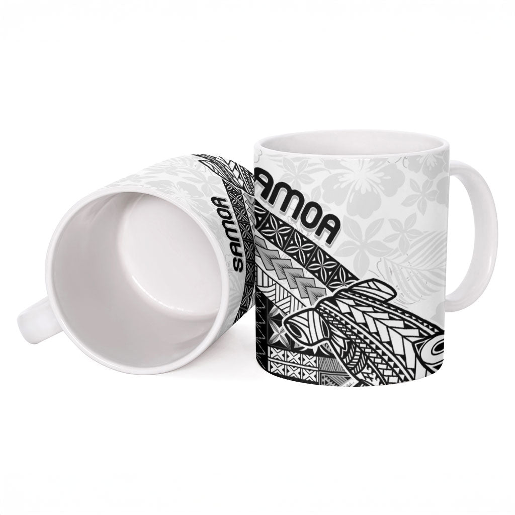 Samoa Mamanu Siapo Classic Black Ceramic Mug Tatau Malie