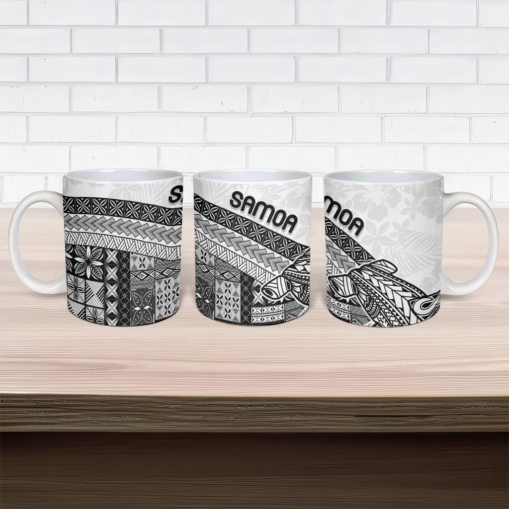 Samoa Mamanu Siapo Classic Black Ceramic Mug Tatau Malie