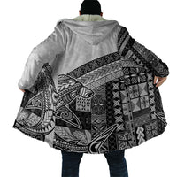 Samoa Mamanu Siapo Classic Black Cloak Tatau Malie