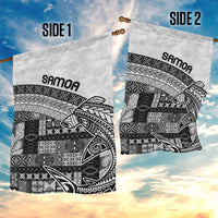 Samoa Mamanu Siapo Classic Black Garden Flag Tatau Malie