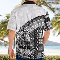 Samoa Mamanu Siapo Classic Black Hawaiian Shirt Tatau Malie
