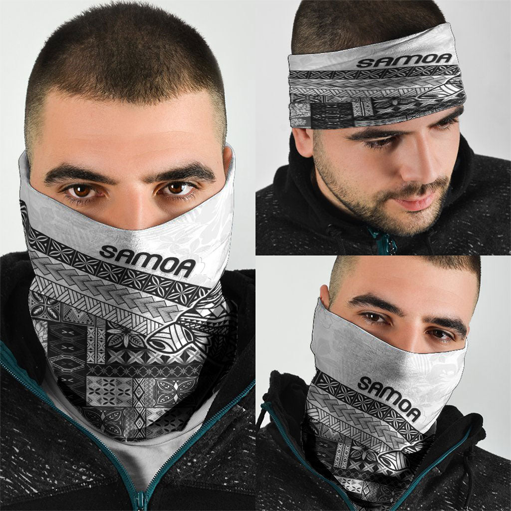 Samoa Mamanu Siapo Classic Black Neck Gaiter Tatau Malie
