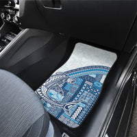 Samoa Mamanu Siapo Royal Blue Car Mats Tatau Malie