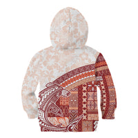 Samoa Mamanu Siapo Crimson Kid Hoodie Tatau Malie