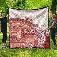 Samoa Mamanu Siapo Crimson Quilt Tatau Malie