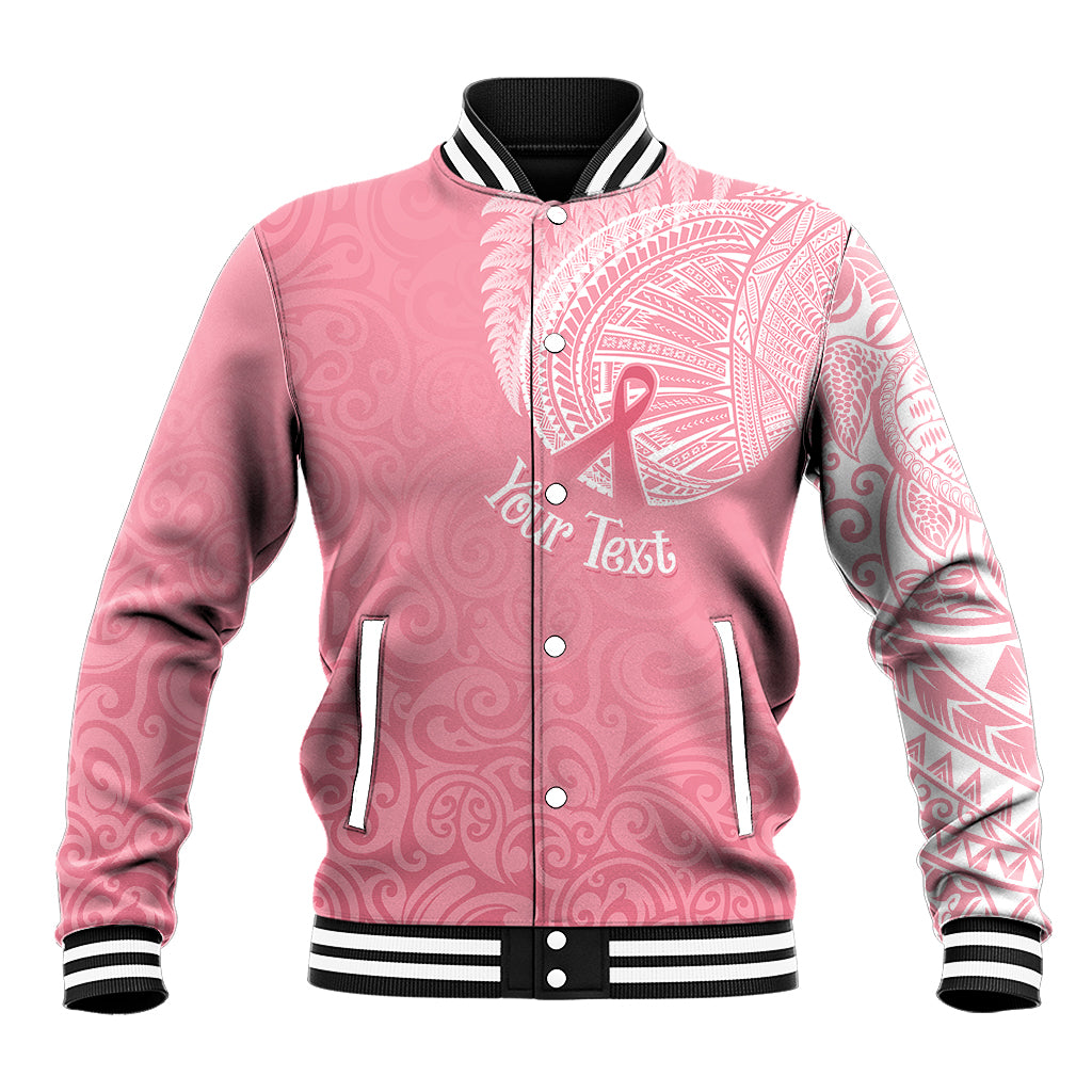 personalised-new-zealand-baseball-jacket-pink-ribbon-tattoo-mix-silver-fern