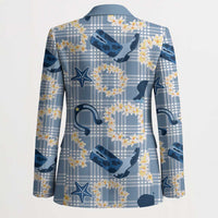 Aloha Hawaii Paniolo Jeans Palaka Blazer Coastal Rodeo - Polynesian Pride