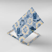 Aloha Hawaii Paniolo Jeans Palaka Canvas Wall Art Coastal Rodeo - Polynesian Pride