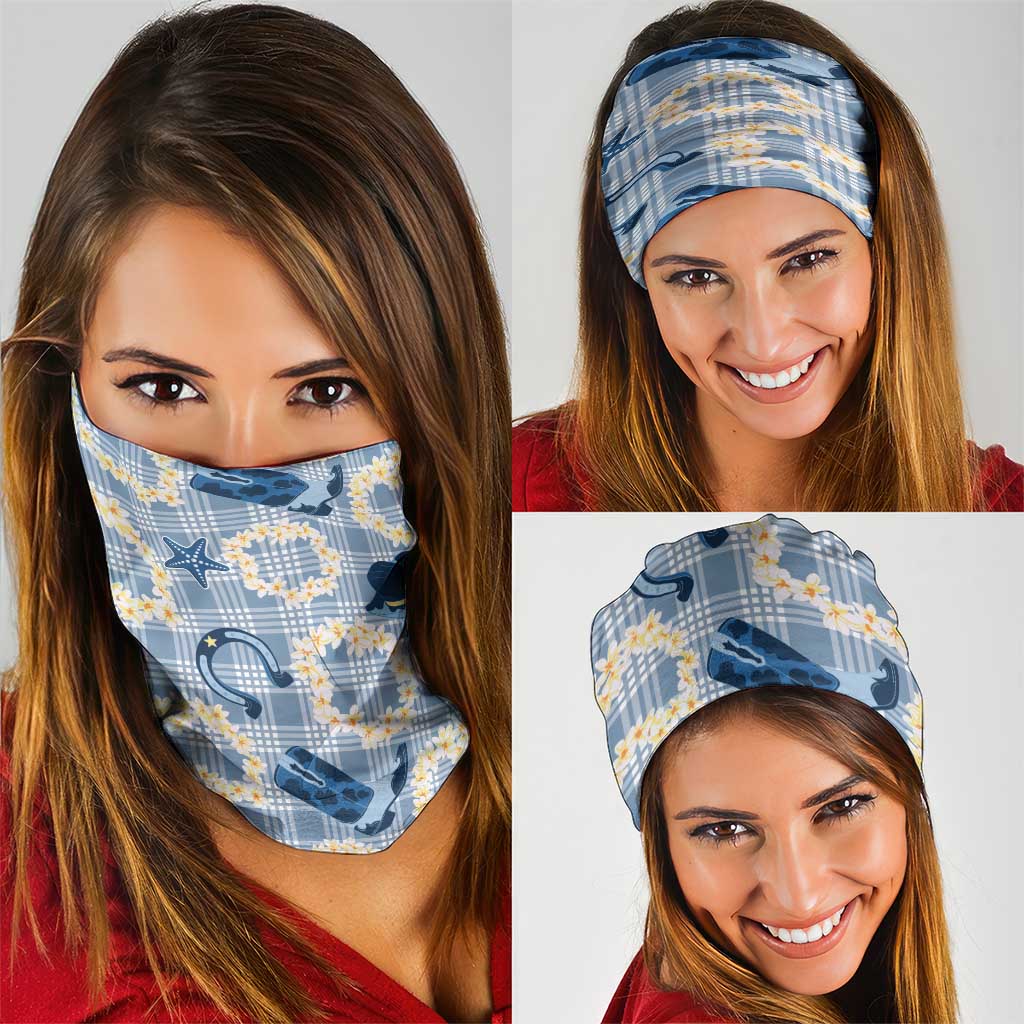 Aloha Hawaii Paniolo Jeans Palaka Neck Gaiter Coastal Rodeo - Polynesian Pride
