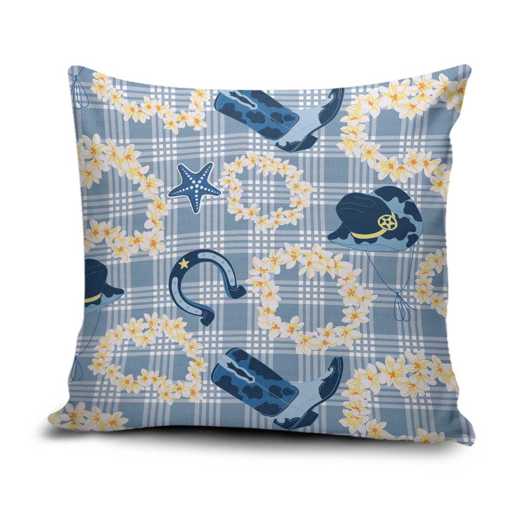 Aloha Hawaii Paniolo Jeans Palaka Pillow Cover Coastal Rodeo - Polynesian Pride