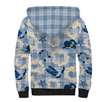 Aloha Hawaii Paniolo Jeans Palaka Sherpa Hoodie Coastal Rodeo - Polynesian Pride