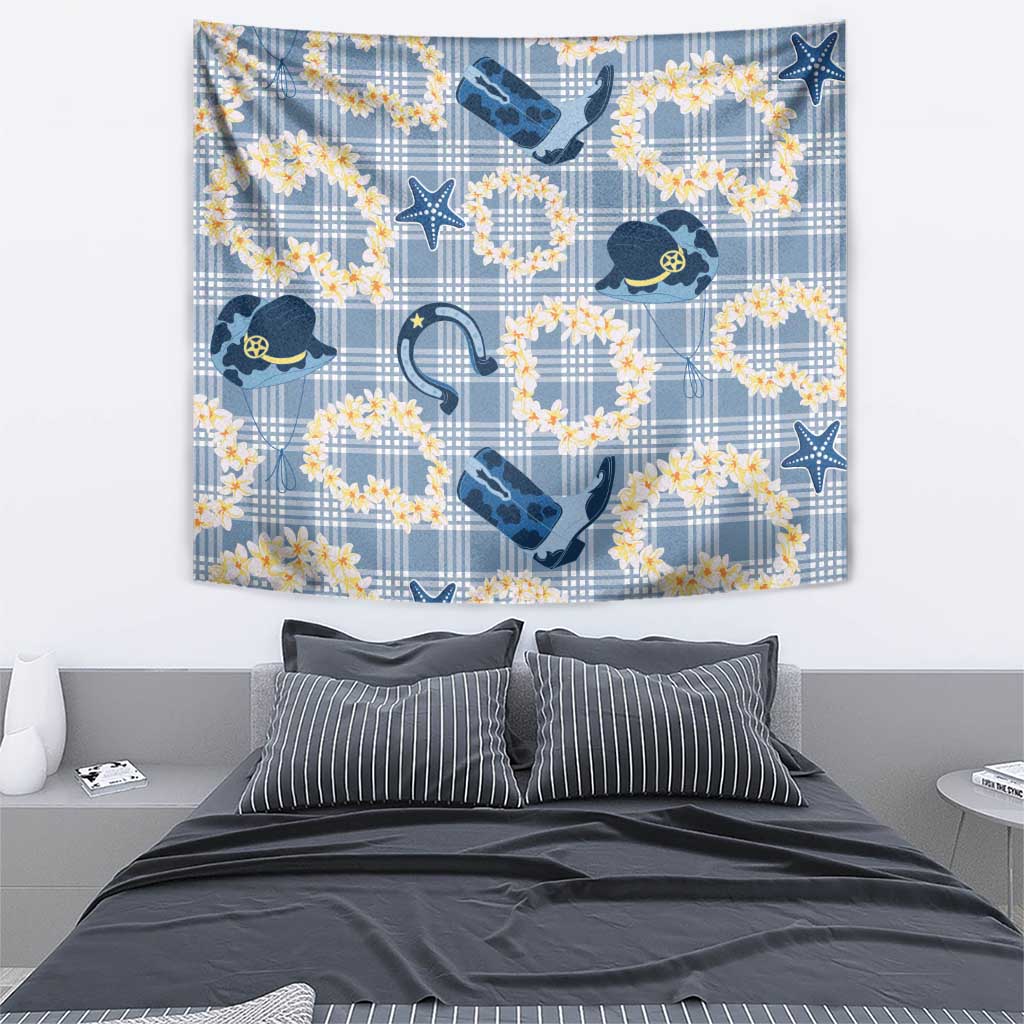 Aloha Hawaii Paniolo Jeans Palaka Tapestry Coastal Rodeo - Polynesian Pride