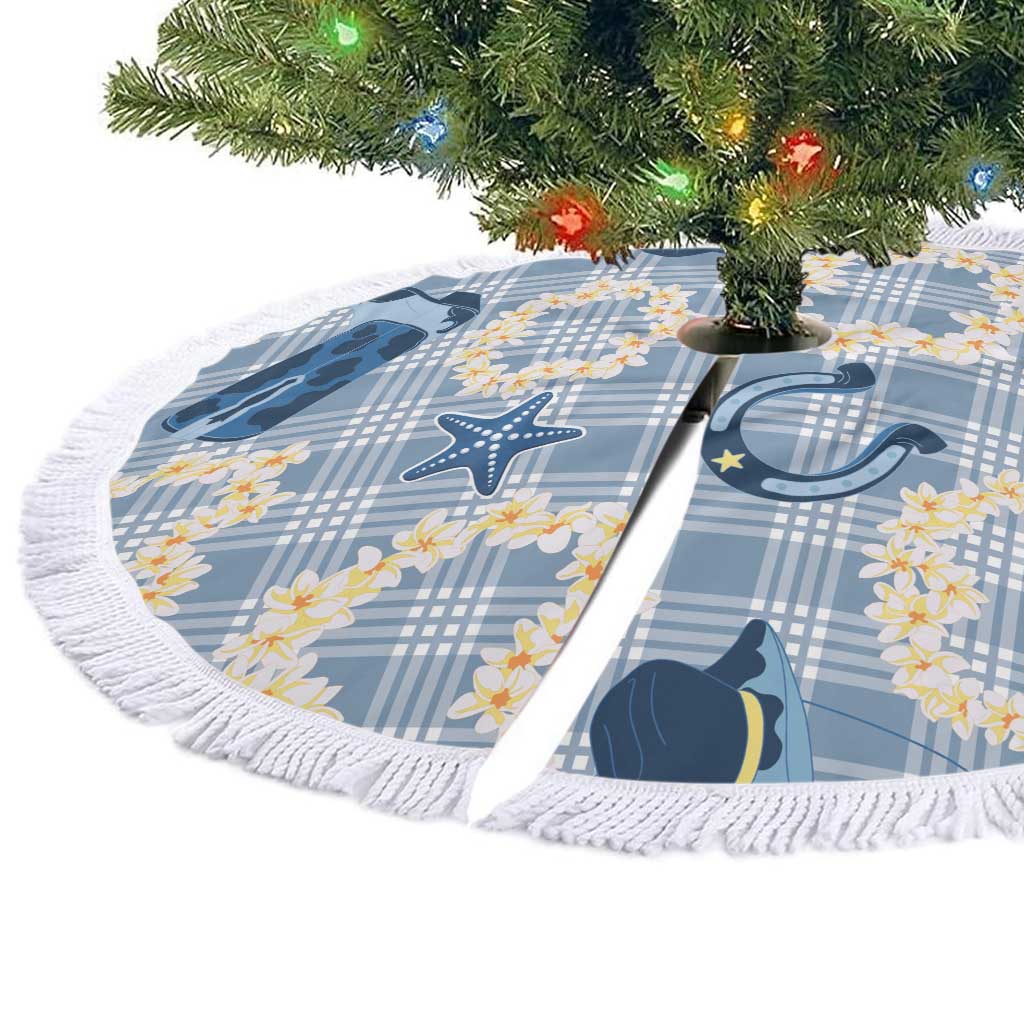 Aloha Hawaii Paniolo Jeans Palaka Tree Skirt Coastal Rodeo - Polynesian Pride