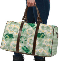 Aloha Hawaii Paniolo Mint Palaka Travel Bag Coastal Rodeo - Polynesian Pride