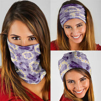 Aloha Hawaii Paniolo Lavender Palaka Neck Gaiter Coastal Rodeo - Polynesian Pride