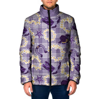 Aloha Hawaii Paniolo Lavender Palaka Padded Jacket Coastal Rodeo - Polynesian Pride