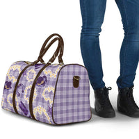 Aloha Hawaii Paniolo Lavender Palaka Travel Bag Coastal Rodeo - Polynesian Pride