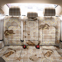 Aloha Hawaii Paniolo Khaki Palaka Back Car Seat Cover Coastal Rodeo - Polynesian Pride