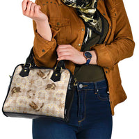 Aloha Hawaii Paniolo Khaki Palaka Shoulder Handbag Coastal Rodeo - Polynesian Pride