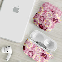 Aloha Hawaii Paniolo Lokelani Rose Palaka AirPods Case Coastal Rodeo - Polynesian Pride